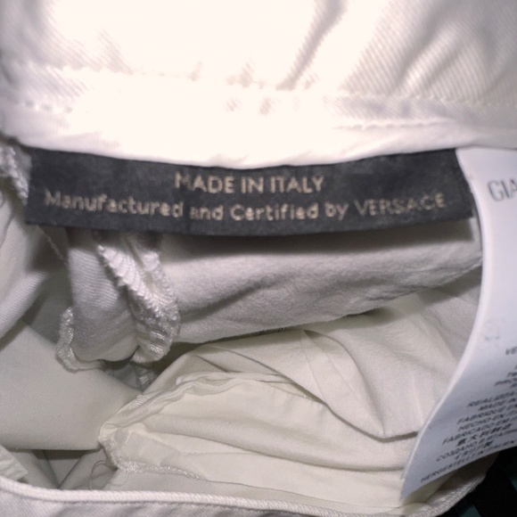Versace Men's Flat-front cotton Pants size 54(38) - Picture 11 of 14